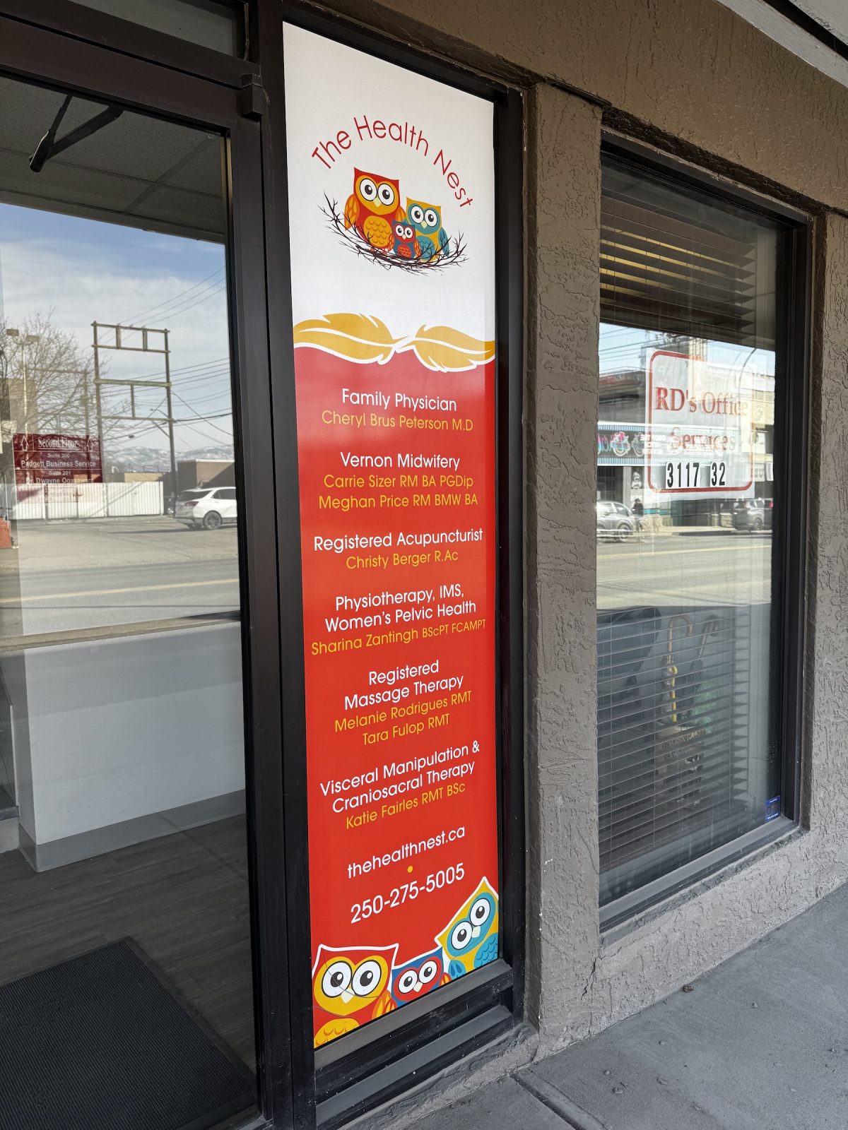 The Health Nest door